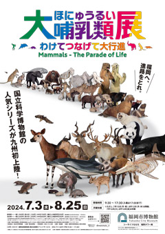 【福岡開催】大哺乳類展－わけてつなげて大行進