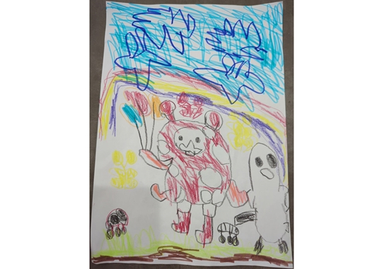 河野樹さん（6歳）