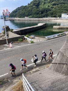 海沿いをゆっくりと