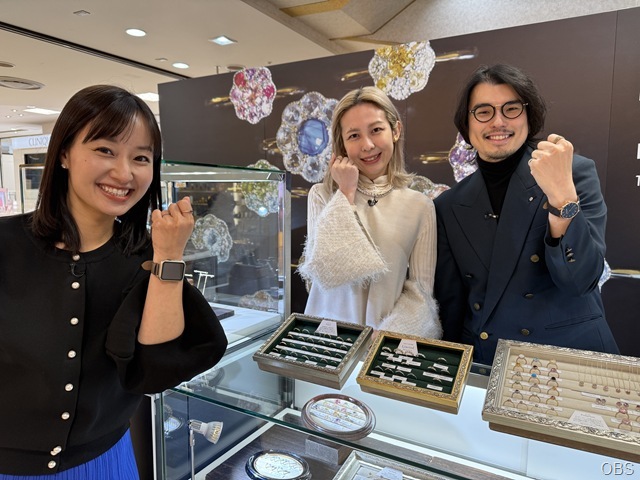 中継 トキハ本店【パーセル  ジュエリーPOP UP】