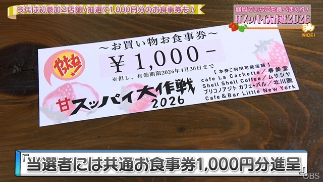『鶴崎のいちごを食べまくれ♪ 甘スッパイ大作戦 ２０２６』