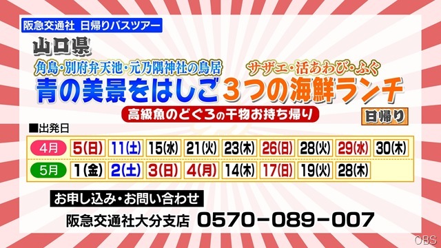 ナイスな日帰りバスツアーin山口